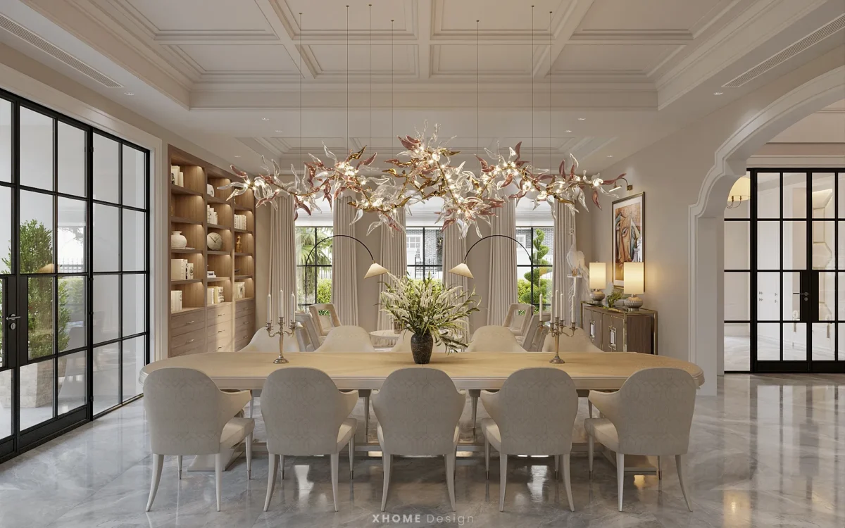 Thiết Kế Biệt Thự 2 Tầng Tân Cổ Điển Hoa Hậu Phạm Hương - biet-thu-pham-huong-21