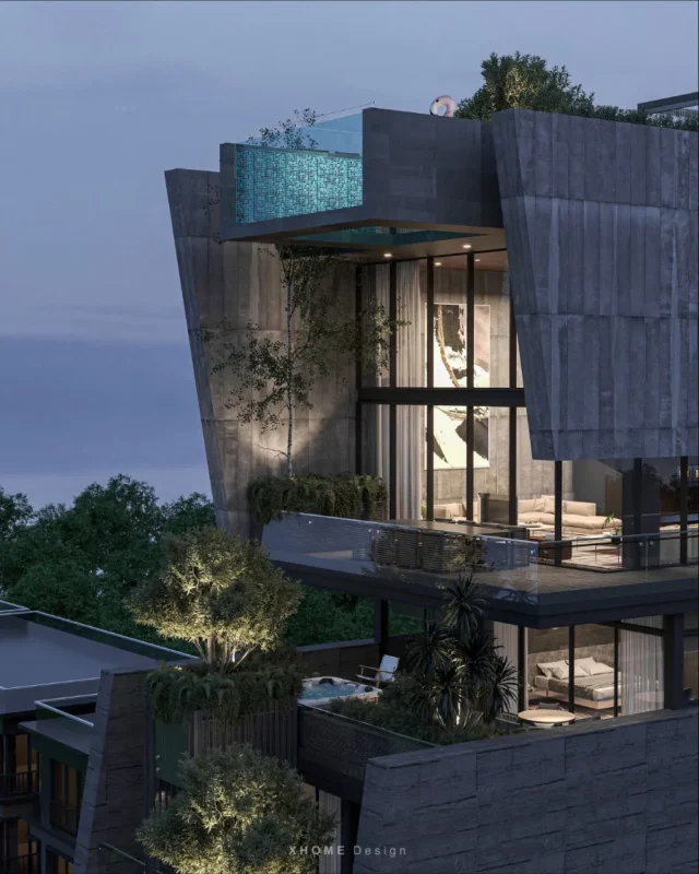 Thiết Kế Toà Nhà 9 Tầng Hiện Đại Cao Cấp VB Building - vb-building-10